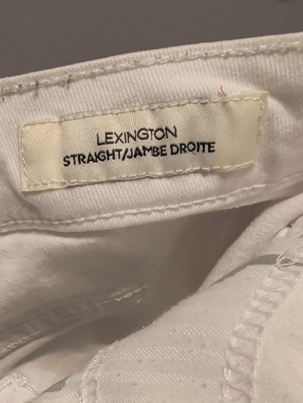 NWOT Jones New York Lexington  White Denim Jeans - Picture 8 of 12
